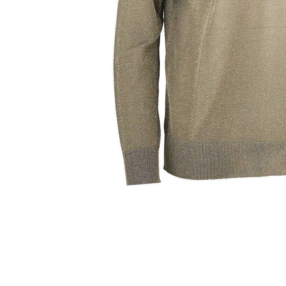 lurex sweater with lace
