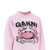 crab wool-blend sweater