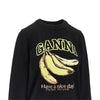 cotton knitting banana sweater
