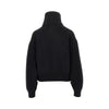 wool and cashmere trucker sweater