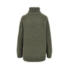 lozenge cashmere turtleneck sweater