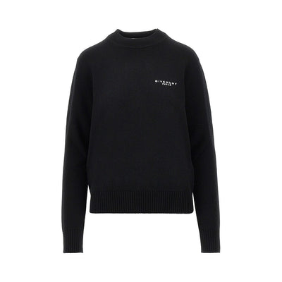cashmere and wool sweater with embroidery