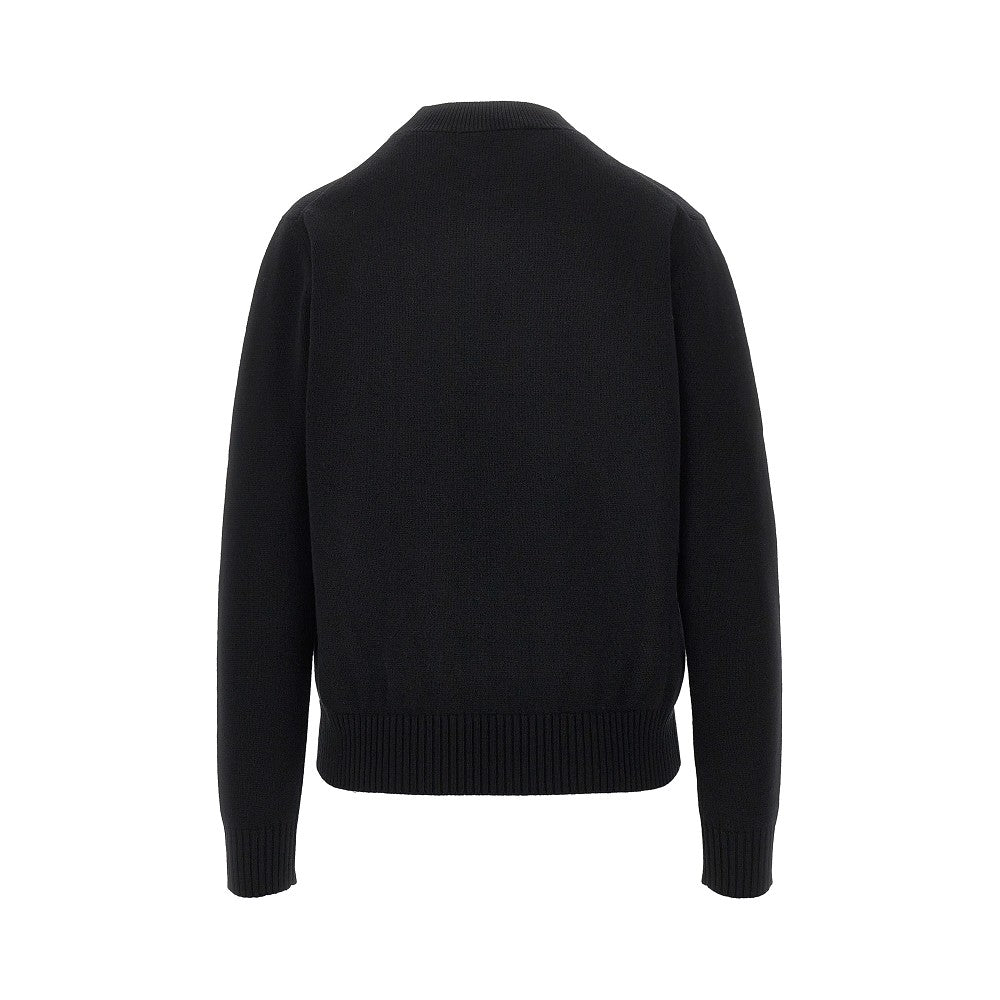 cashmere and wool sweater with embroidery