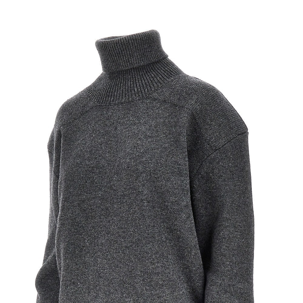 PHOEBE PHILO M padded shoulders sweater