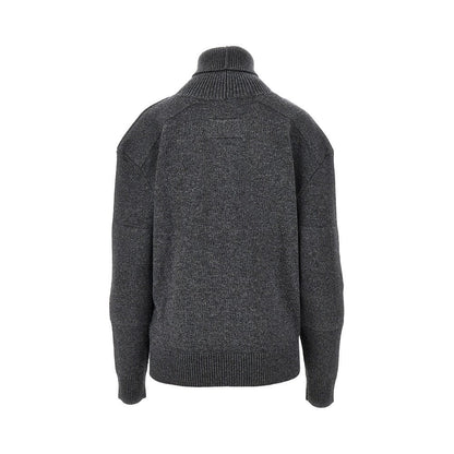 PHOEBE PHILO M padded shoulders sweater