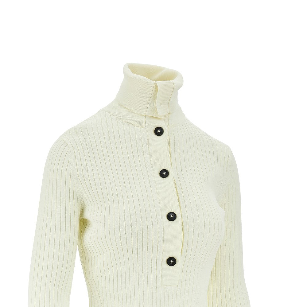 high-neck henly sweater