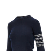 THOM BROWNE 36 hector intarsia wool sweater