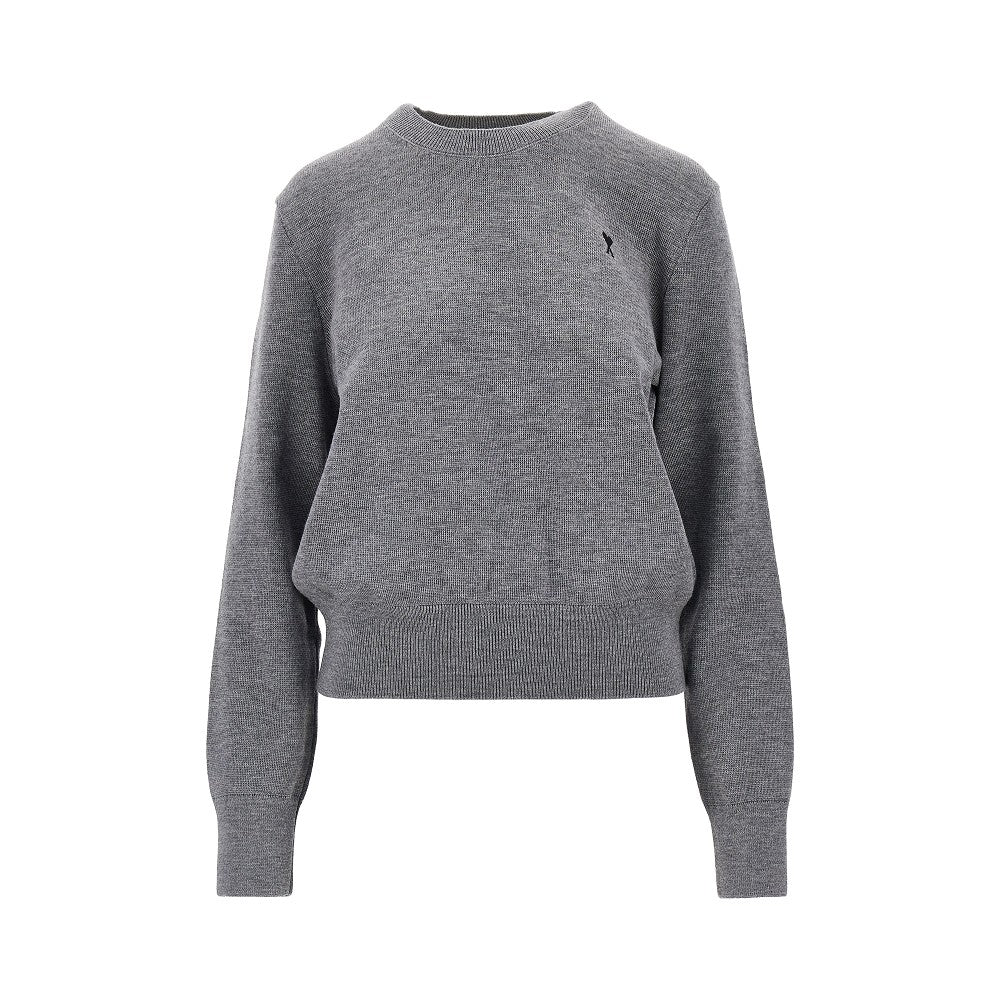 ami de coeur embroidery crewneck sweater