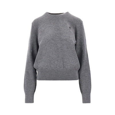 ami de coeur embroidery crewneck sweater