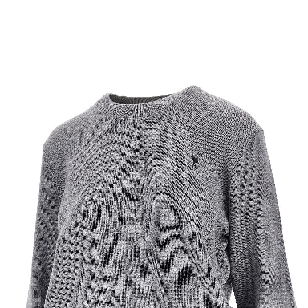 AMI L ami de coeur embroidery crewneck sweater