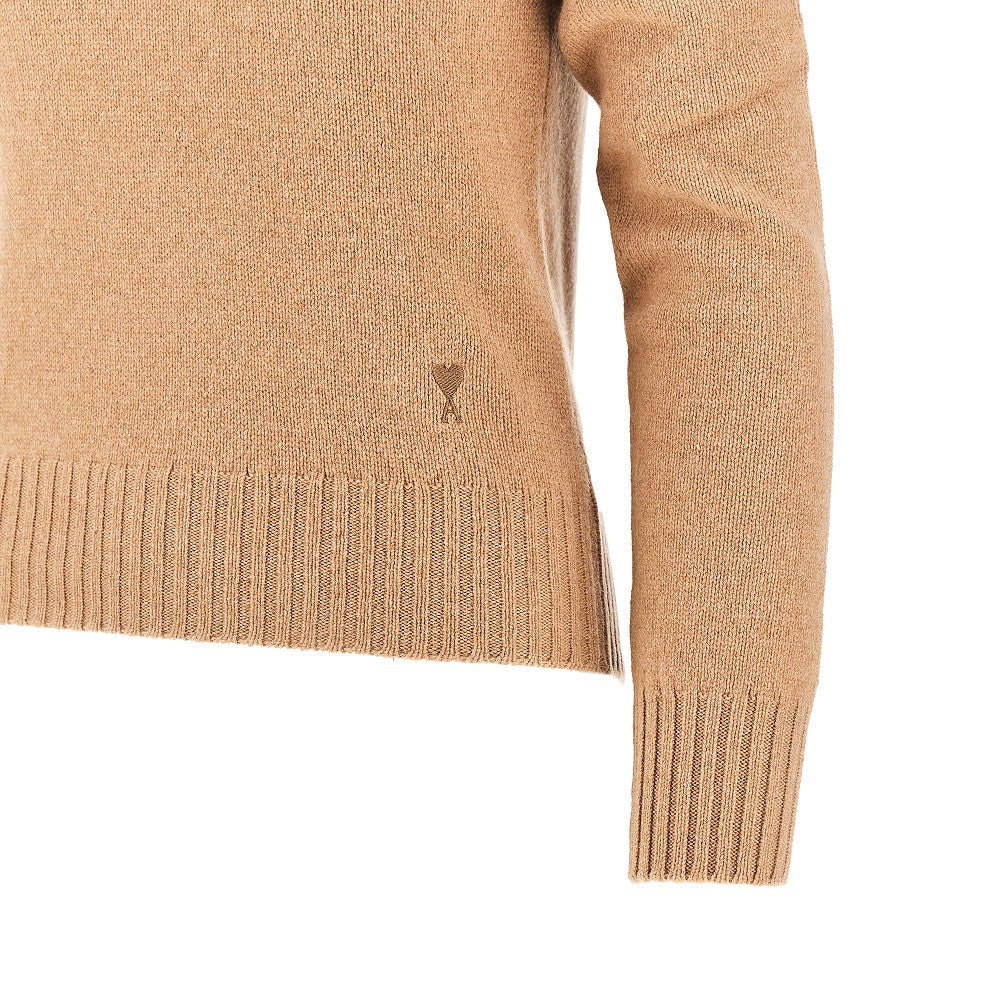 cashmere standing collar sweater