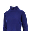 split collar wool sweater