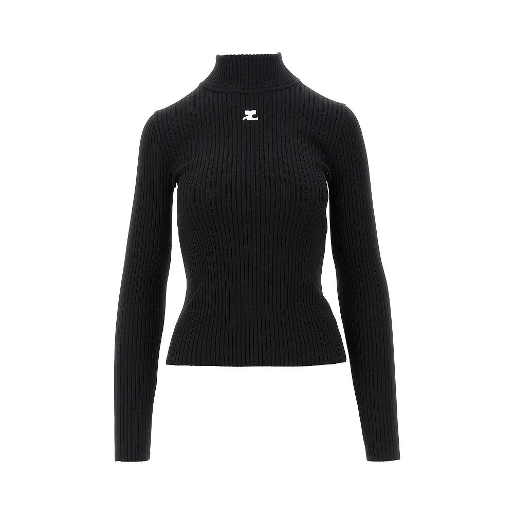 COURREGES M reedition ribbed sweater