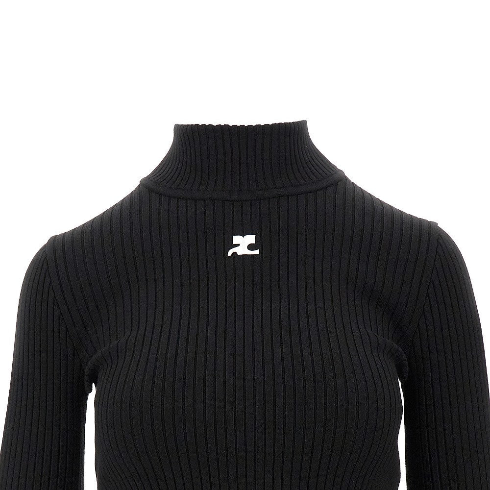 COURREGES M reedition ribbed sweater