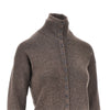 buttoned merino wool top