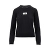 wool-blend sweater with logo label