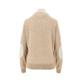 MAISON MARGIELA M two-tone wool turtleneck sweater