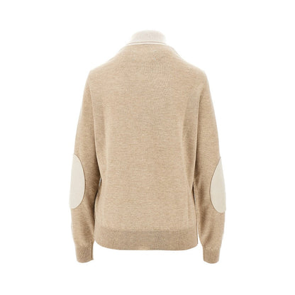 MAISON MARGIELA M two-tone wool turtleneck sweater