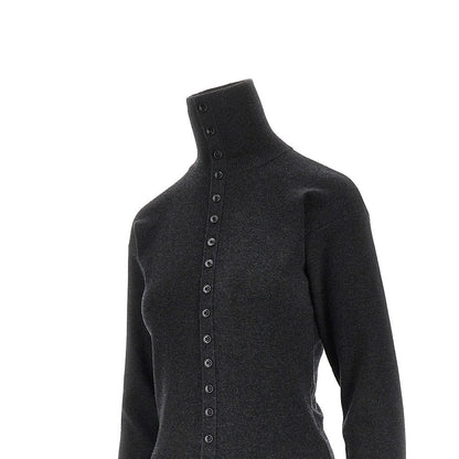 LEMAIRE L wool turtleneck cardigan