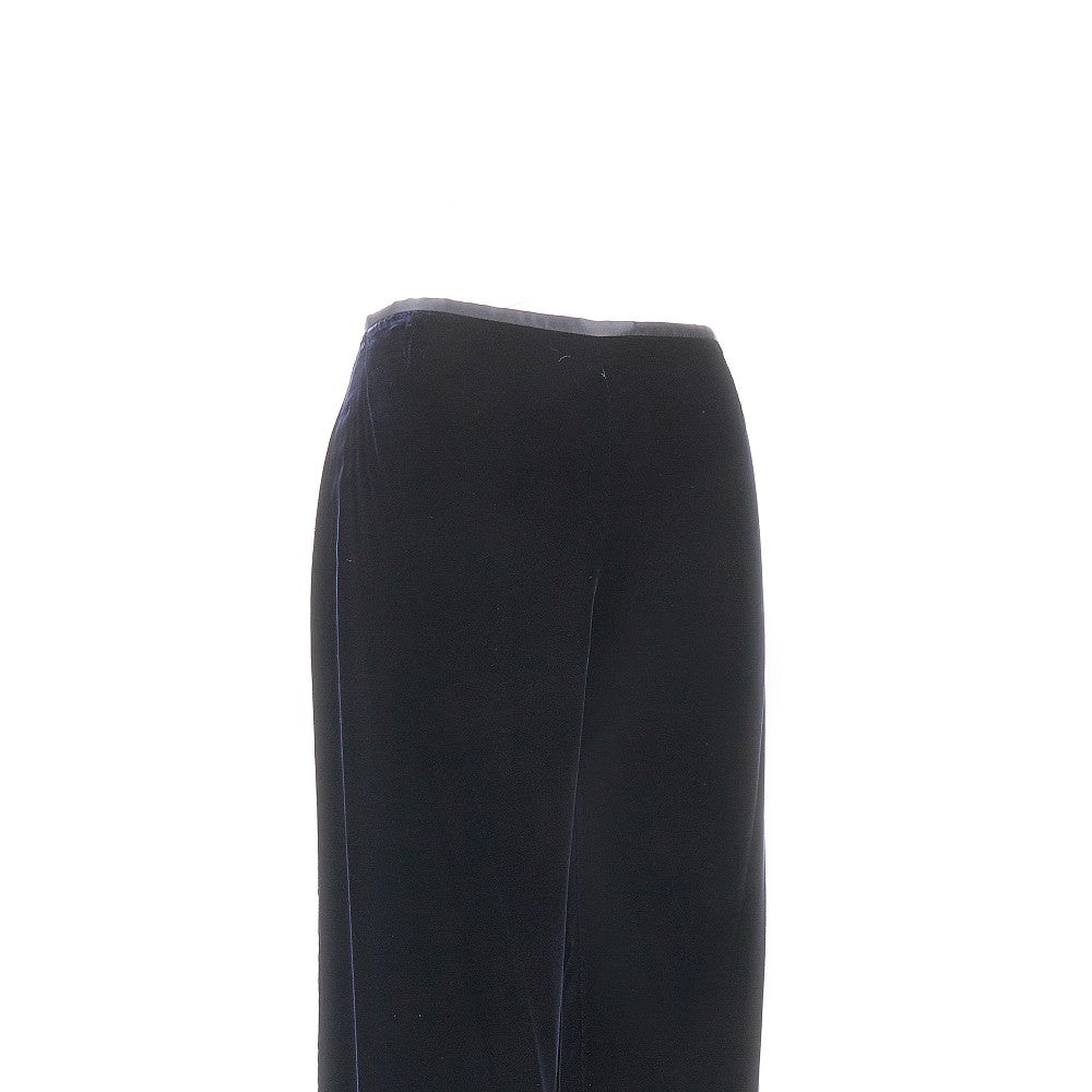 EMPORIO ARMANI 42 velvet palazzo pants
