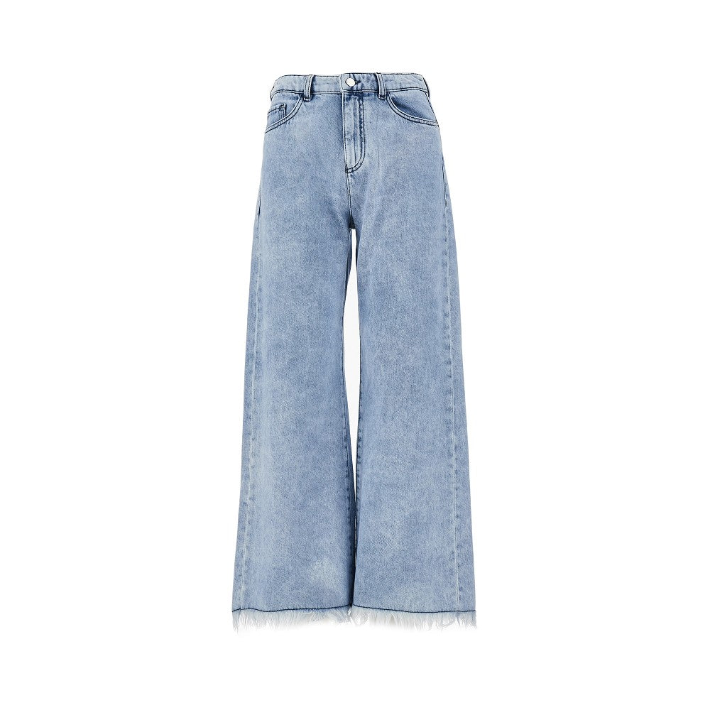 EMPORIO ARMANI 27 j33 frayed denim pants