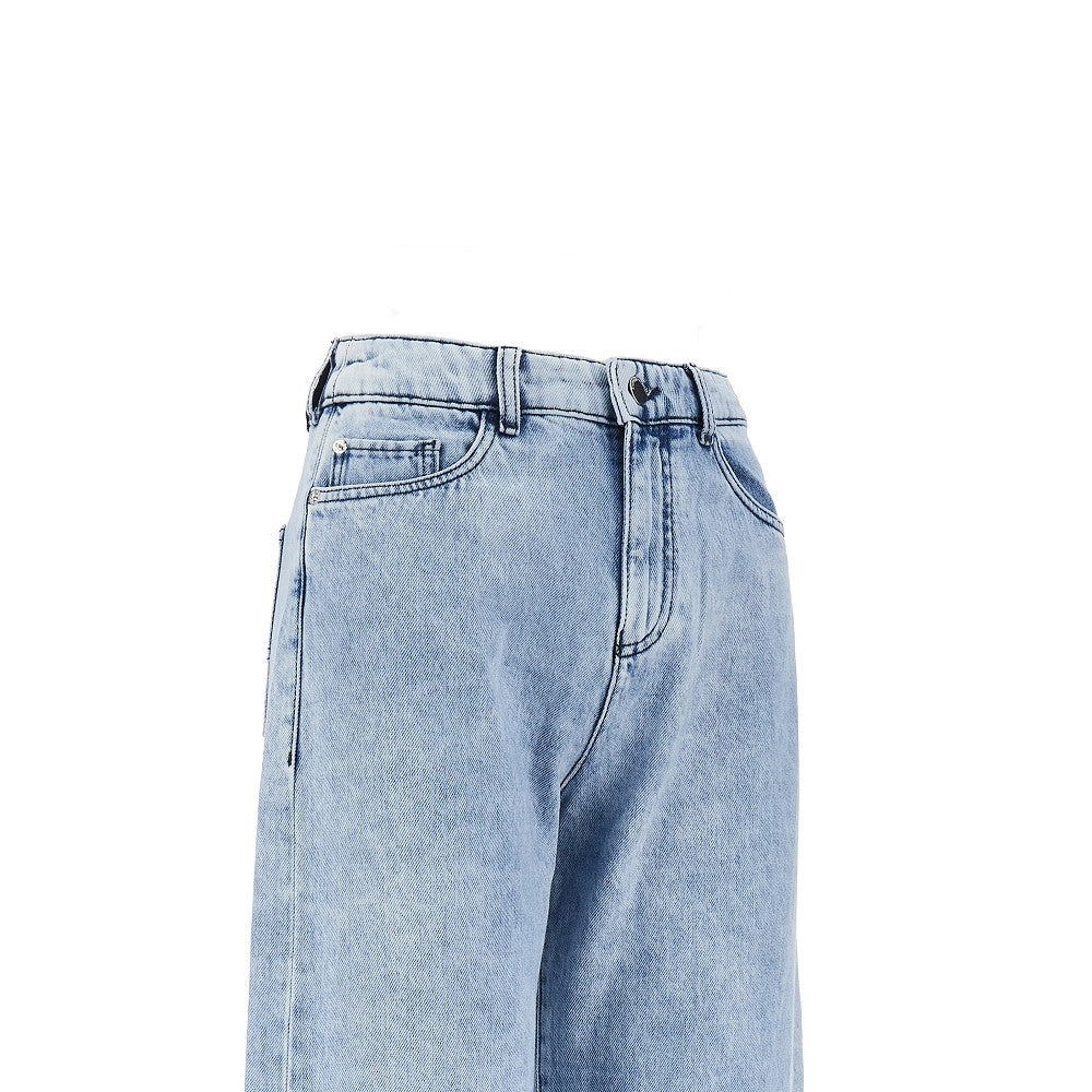 j33 frayed denim pants
