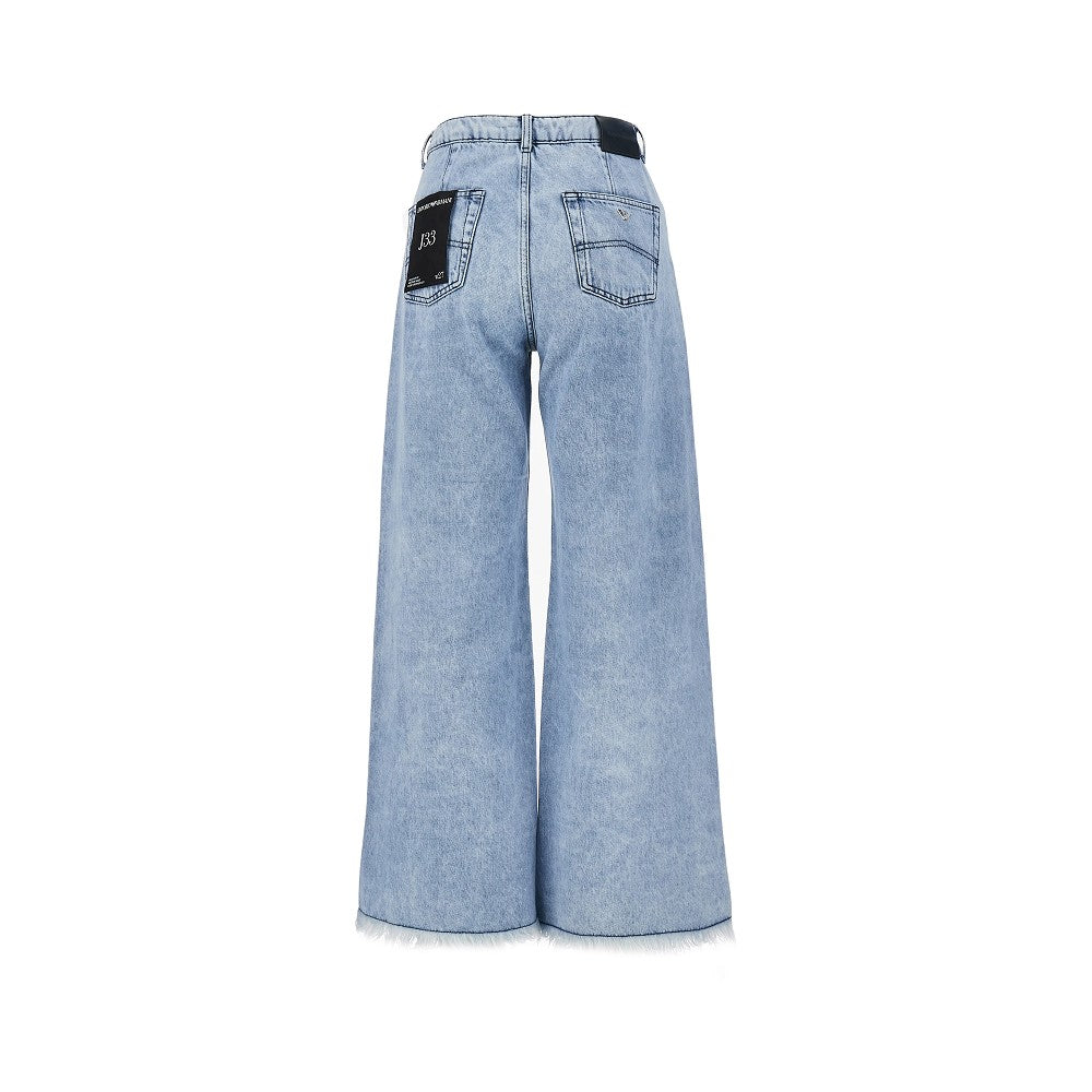 j33 frayed denim pants