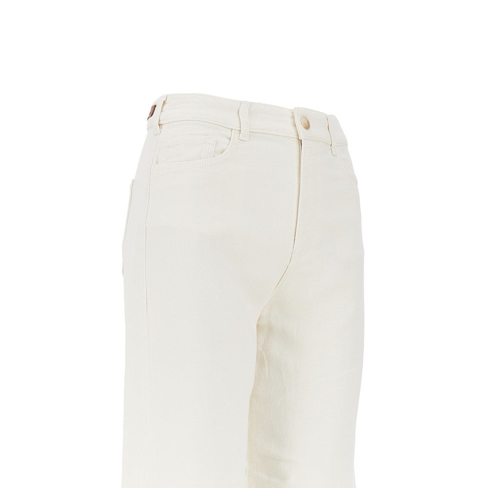 j33 wide cropped leg jeans