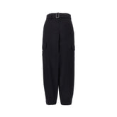 EMPORIO ARMANI 40 wool-blend cloth cargo pants
