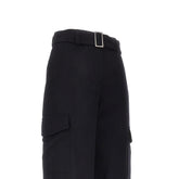 EMPORIO ARMANI 40 wool-blend cloth cargo pants