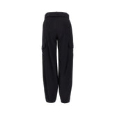 EMPORIO ARMANI 40 wool-blend cloth cargo pants