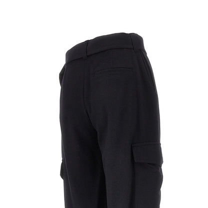 EMPORIO ARMANI 40 wool-blend cloth cargo pants
