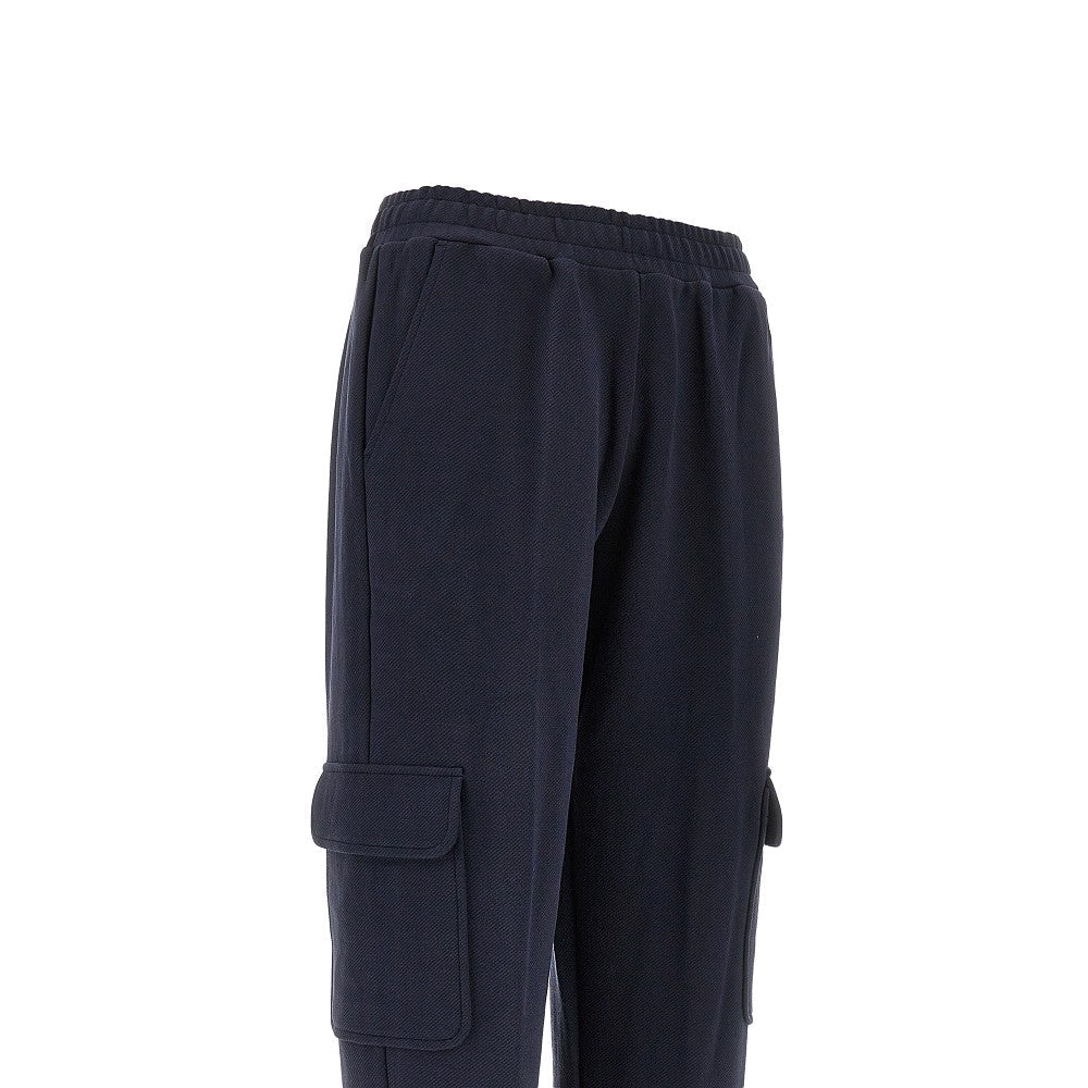 EA BODYWEAR S cotton-blend loungewear cargo pants