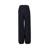 EMPORIO ARMANI 38 icon textured fabric pants