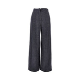 EMPORIO ARMANI 38 icon prince of wales jersey pants