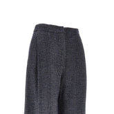 EMPORIO ARMANI 38 icon prince of wales jersey pants