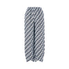 linen-blend gauze pants
