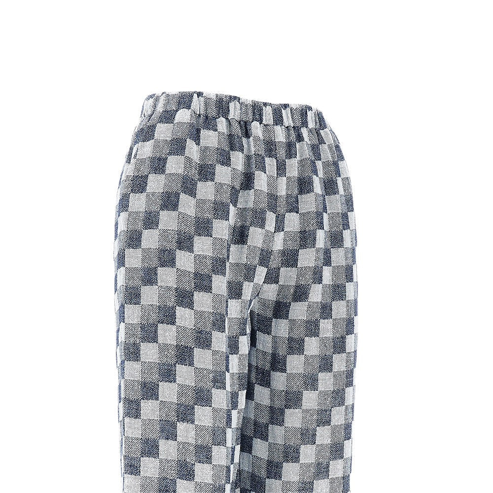 EMPORIO ARMANI 42 linen-blend gauze pants