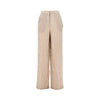 textured lurex taffetà pants