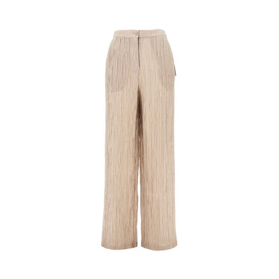 textured lurex taffetà pants