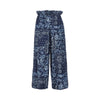bandana print chambray pants