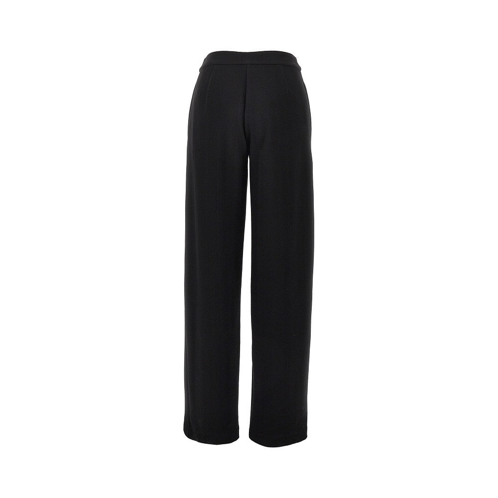 EMPORIO ARMANI 38 chevron jersey pants