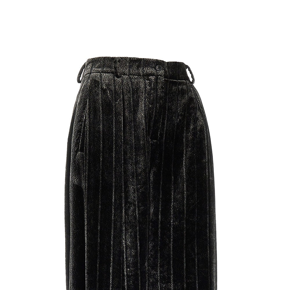 EMPORIO ARMANI 40 pinstriped velvet pants