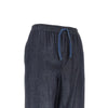 lightweight denim pants with drawstring