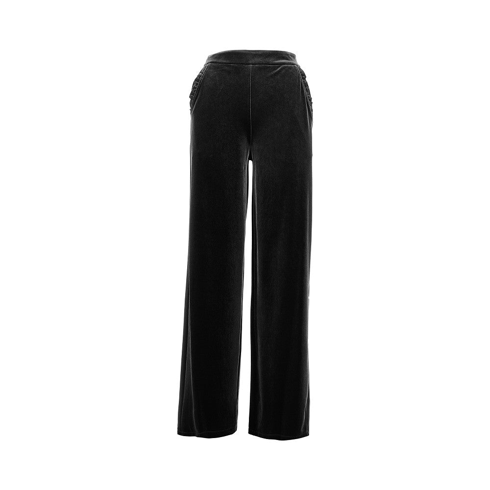 wide leg chenille pants