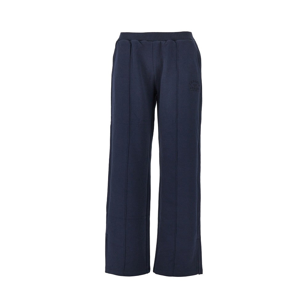 wide-leg jersey pants