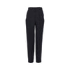 wool-blend pants with pinstriped motif