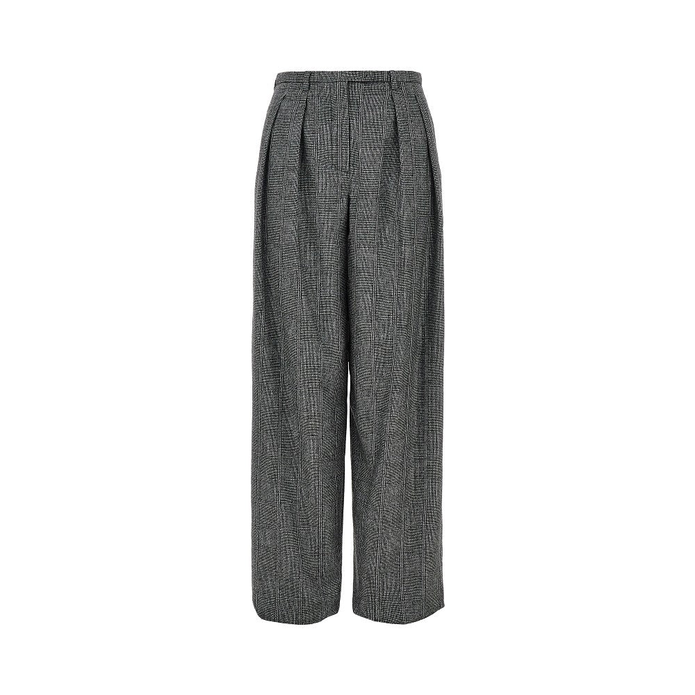 wool-blend flannel pants