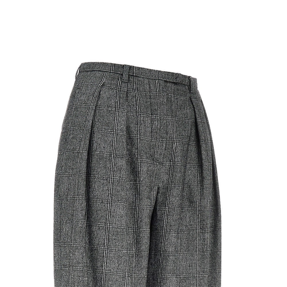 wool-blend flannel pants