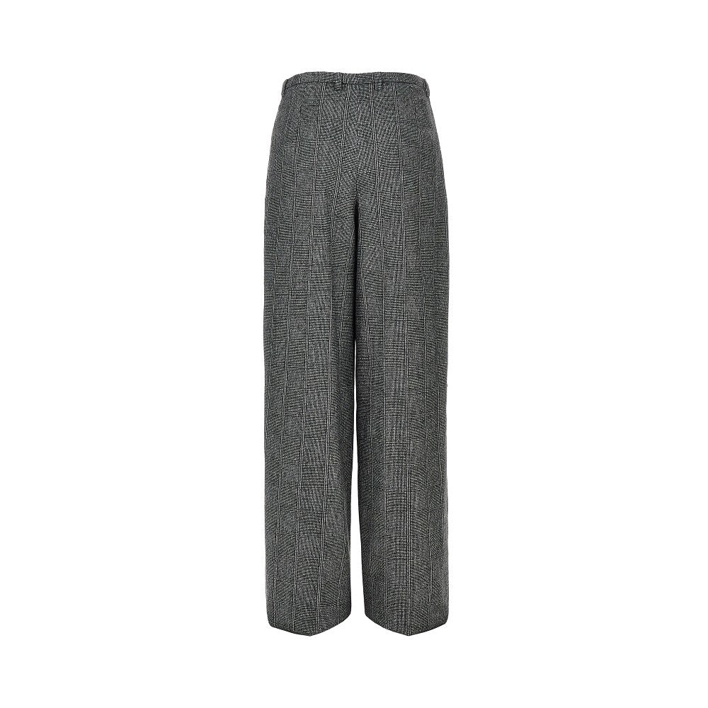 wool-blend flannel pants